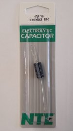 47uf 50V Axial Lead Electrolytic Capacitor