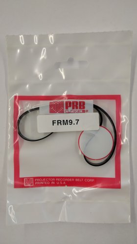 FRM9.7 Flat Rubber Belt 9.7" IC, .187" CS, .031" Wall Thickness