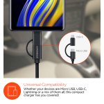 HyperGear Rapid Vehicle Charger w/Hybrid Micro-USB/USB-C