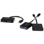 Travel A/V Adapter 2-in-1 Mini DisplayPort to HDMI/VGA Converter