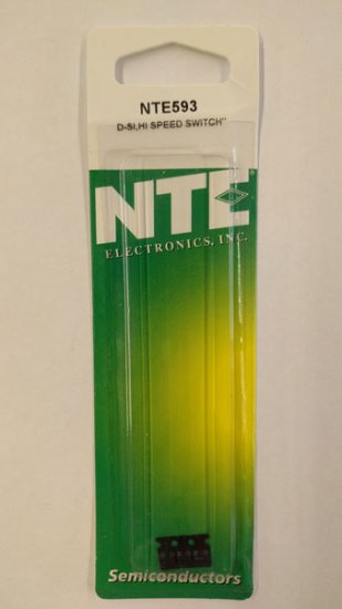 NTE593 Diode, Si, 75V, 0.25A, 6NS, SOT-23 Surface Mount (3Pk)