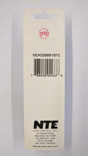 3,300uf 10V Axial Lead Electrolytic Capacitor