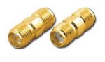 RP-SMA Jack to SMA Jack Adapter (Gold)