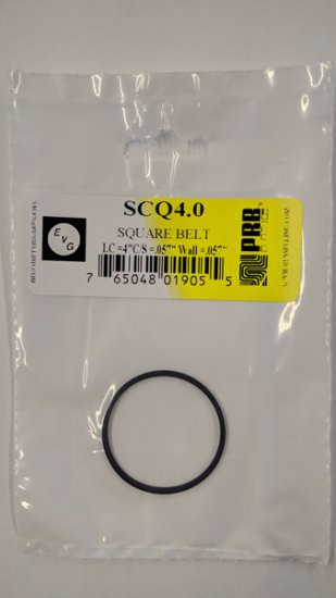SCQ4.0 Square Belt 4.0\" IC, .057\" CS, .057\" Wall Thickness