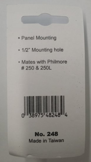 Size N 5.5/2.5mm Coaxial DC Power Jack Chassis Mount Insulated