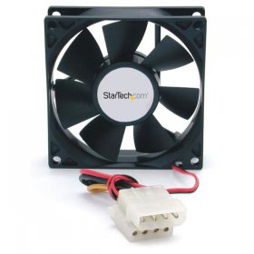 80x25mm Dual Ball Bearing Computer Case Fan w/ LP4 Connector