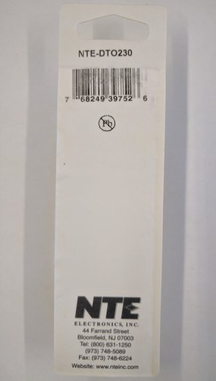 Disc Thermostat 230°F/110°C 15A 125V Open on Rise NTE