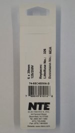 0.4 Amp (400mA) MDA Ceramic Fuse (5Pk) Slow Blow 6x30mm