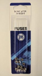 5 Amp (2AG) Fuse (5Pk) Fast Acting 4.5x15mm