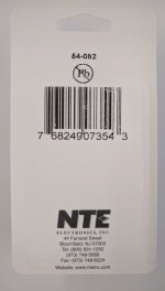 Red Neon Big Rocker Switch DPST Off-None-On 125VAC 20A