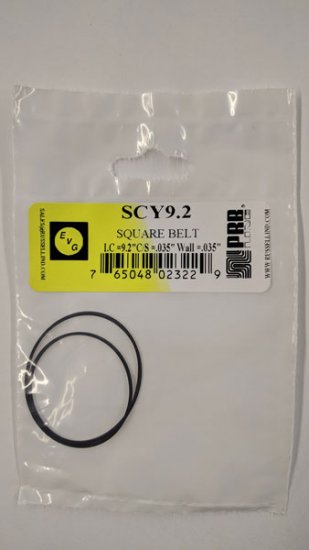 SCY9.2 Square Belt 9.2\" IC, .035\" CS, .035\" Wall Thickness