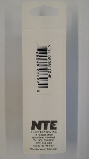 10,000uf 10V Axial Lead Electrolytic Capacitor