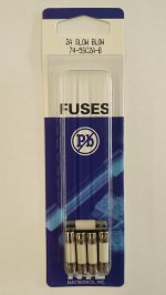 2 Amp (S505) Ceramic Fuse (5Pk) Slow Blow 5x20mm
