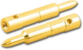 1.10mm Bore Male Captive Pin For N Connector (10Pk) 18.5mm L