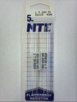 1.5 Ohm 5W Cerment Power Wirewound Resistor (2Pk) 5% Tolerance