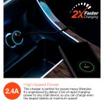 HyperGear Rapid Vehicle Charger w/Hybrid Micro-USB/USB-C