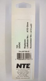 10 Amp Red (ATC) Lighted Blade Fuse 32V (5Pk) Fast Acting