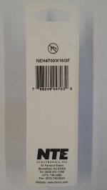 4,700uf 16V Axial Lead Electrolytic Capacitor