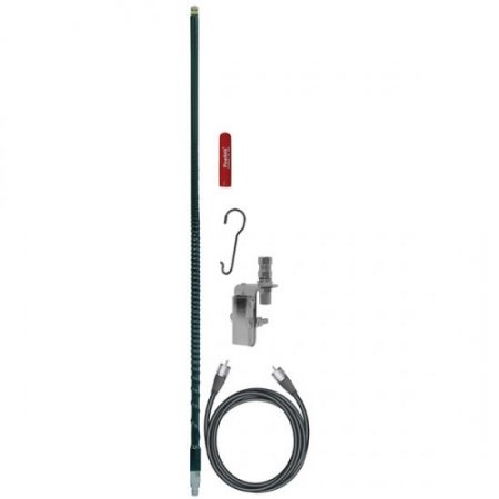 Firestik2 4Ft Black Single CB Antenna Kit, No Spring