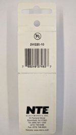 2.0K Ohm 2 Watt Metal Oxide Film Resistor (10Pk) 2% Tolerance