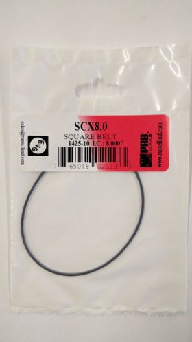 SCX8.0 Square Belt 8.0" IC, .046" CS, .046" Wall Thickness