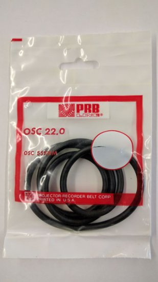 OSC22.0 Round Rubber Belt 22.0\" IC, .156\" Cross Section