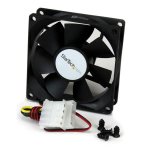 80x25mm Dual Ball Bearing Computer Case Fan w/ LP4 Connector