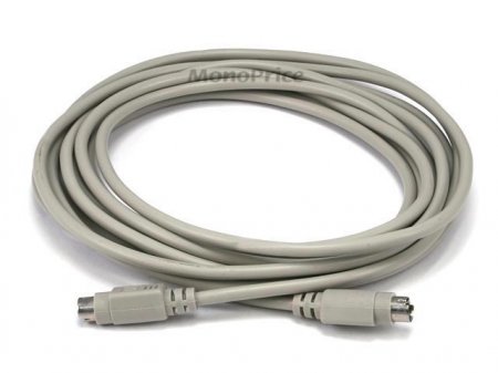 15' PS/2 Mini-DIN-6 Male to Male Cable