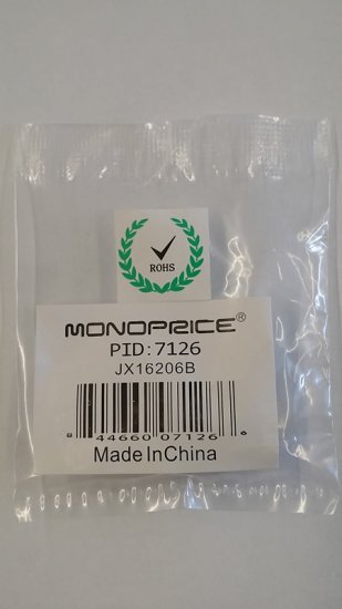 (2.5mm) 3/32" Stereo Jack to (3.5mm) 1/8" Stereo Plug (Gold)