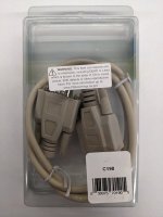 3Ft Beige Straight Through DB9 RS232 Serial Cable - M/F