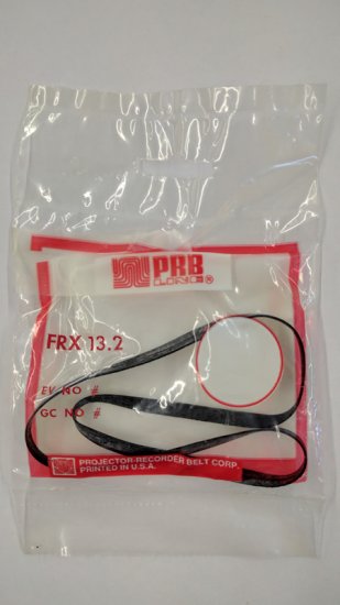 FRX13.2 Flat Rubber Belt 13.2\" IC, .156\" CS, .033\" Wall Thicknes