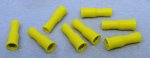 Bullet Female Fully Insulated Vinyl 12-10Awg 0.195" (8Pk) Yellow