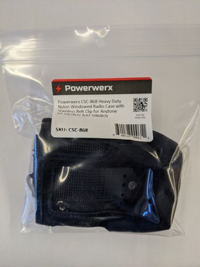 Heavy Duty Nylon Case w/Stainless Belt Clip For Anytone 868/878