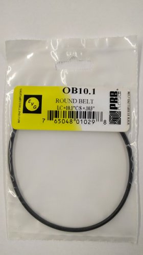 OB10.1 Round Rubber Belt 10.1" IC, .103" Cross Section