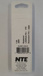 1.6 Amp (S505) Ceramic Fuse (5Pk) Slow Blow 5x20mm