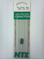 0.47uf 160V 105°C Radial Lead Electrolytic Capacitor