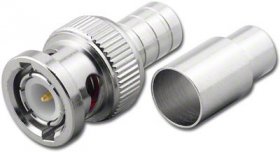 BNC Plug 2-Piece Crimp RG-59/U Solid Center