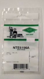 NTE5156A Zener Diode 100.0V 5W Axial Leaded
