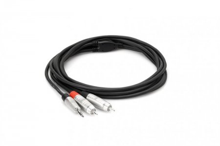10' Pro Stereo Breakout REAN 3.5 mm TRS to Dual RCA
