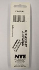 NTE435K42 Socket for 42-Pin DIP Pkg .070" Lead Spacing