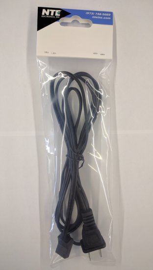 Fan Cord 45°, 72" Long, 2 Prong AC Plug