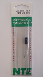 0.1uf 63V 105°C Radial Lead Electrolytic Capacitor