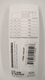 FME Plug 3-Piece Crimp RG-58/U