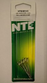 3mm Pink LED 400mcd (5Pk) Water Clear Lens