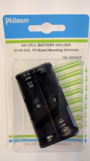 2 "AA" Battery Holder (PCB Mount)