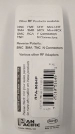 N Plug to FME Plug Adapter