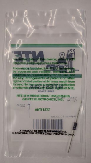 NTE5134A Zener Diode 19.0V 5W Axial Leaded