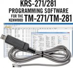 KRS-271 Programming Software/USB-K5D Cable Kenwood TM-281/281
