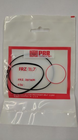 FRZ11.7 Flat Rubber Belt 11.7\" IC, .065\" CS, .031\" WallThickness