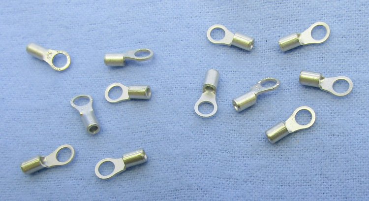 Ring Terminal Non-Insulated 22-18Awg #6 Stud (15Pk)